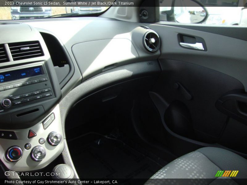 Summit White / Jet Black/Dark Titanium 2013 Chevrolet Sonic LS Sedan