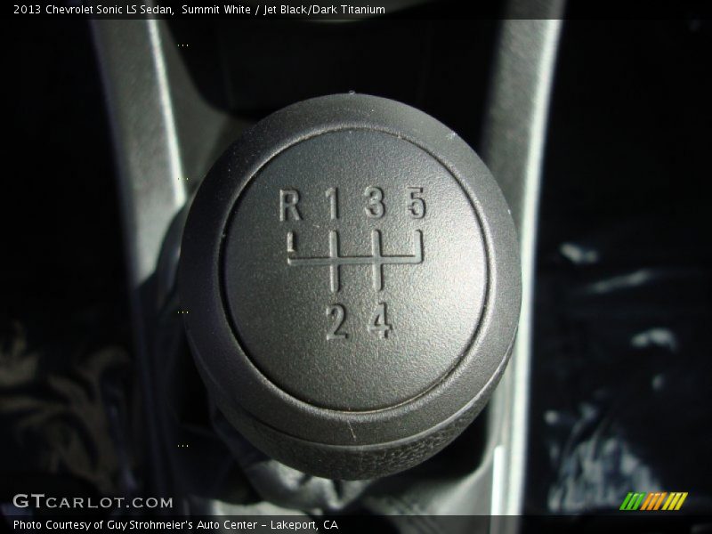 Summit White / Jet Black/Dark Titanium 2013 Chevrolet Sonic LS Sedan