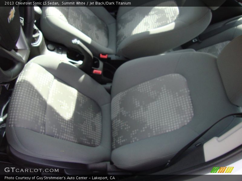 Summit White / Jet Black/Dark Titanium 2013 Chevrolet Sonic LS Sedan