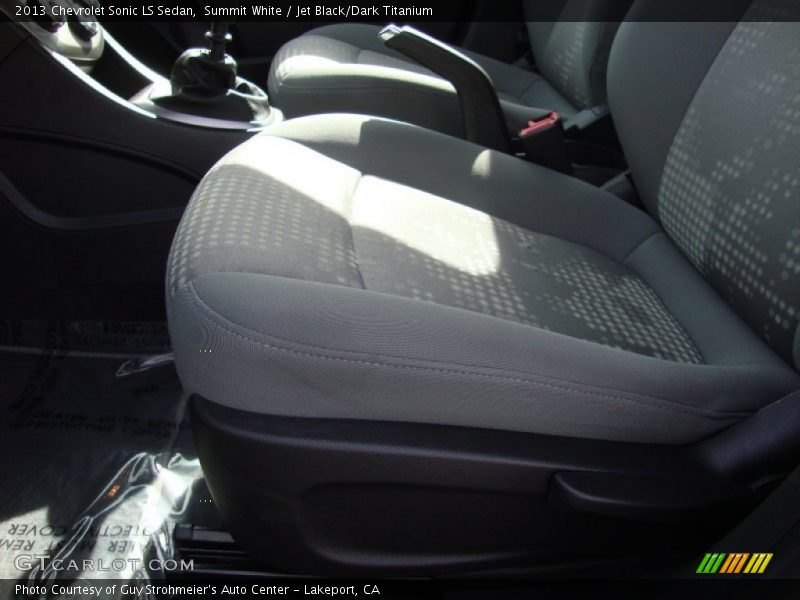 Summit White / Jet Black/Dark Titanium 2013 Chevrolet Sonic LS Sedan