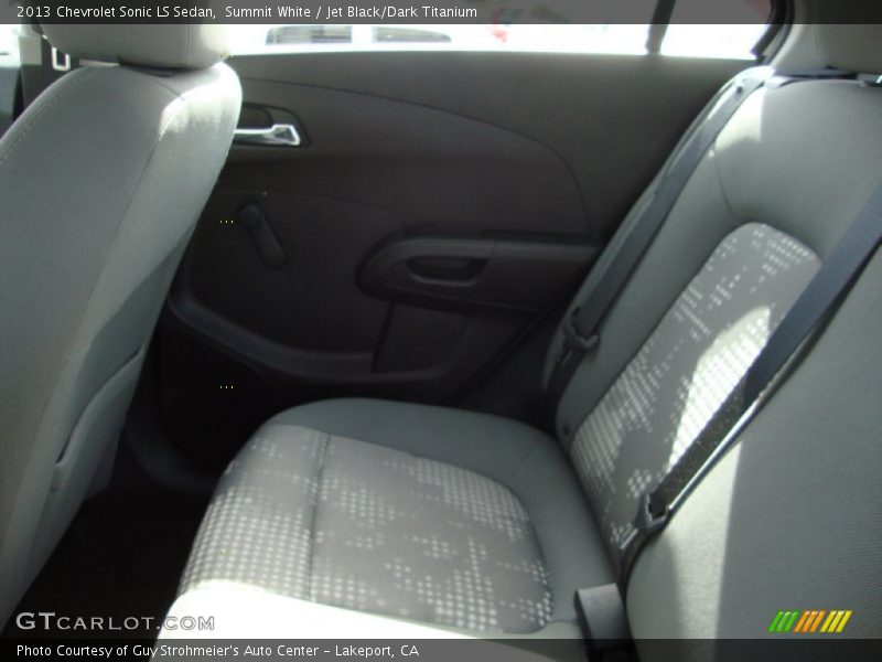 Summit White / Jet Black/Dark Titanium 2013 Chevrolet Sonic LS Sedan