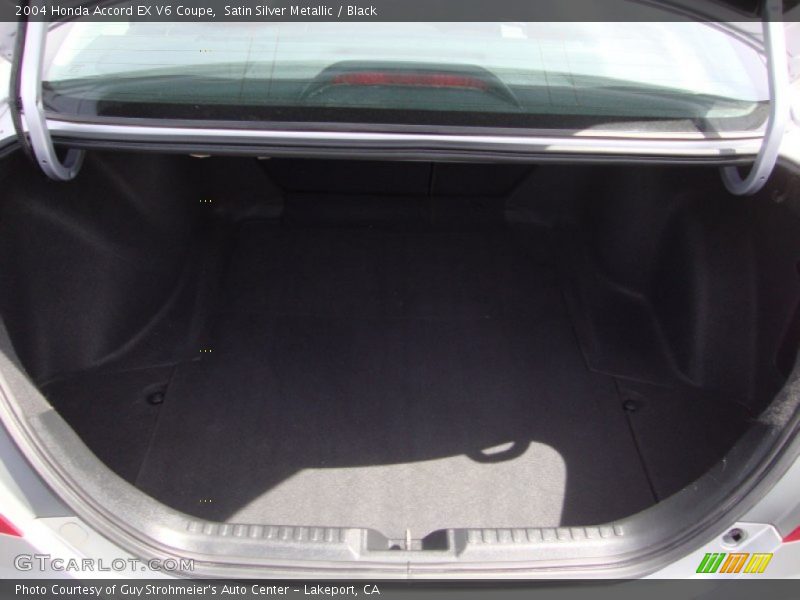 Satin Silver Metallic / Black 2004 Honda Accord EX V6 Coupe