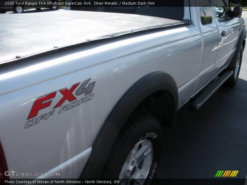 Silver Metallic / Medium Dark Flint 2005 Ford Ranger FX4 Off-Road SuperCab 4x4