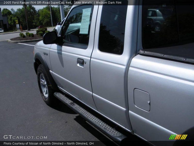 Silver Metallic / Medium Dark Flint 2005 Ford Ranger FX4 Off-Road SuperCab 4x4