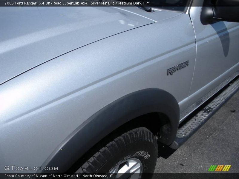 Silver Metallic / Medium Dark Flint 2005 Ford Ranger FX4 Off-Road SuperCab 4x4