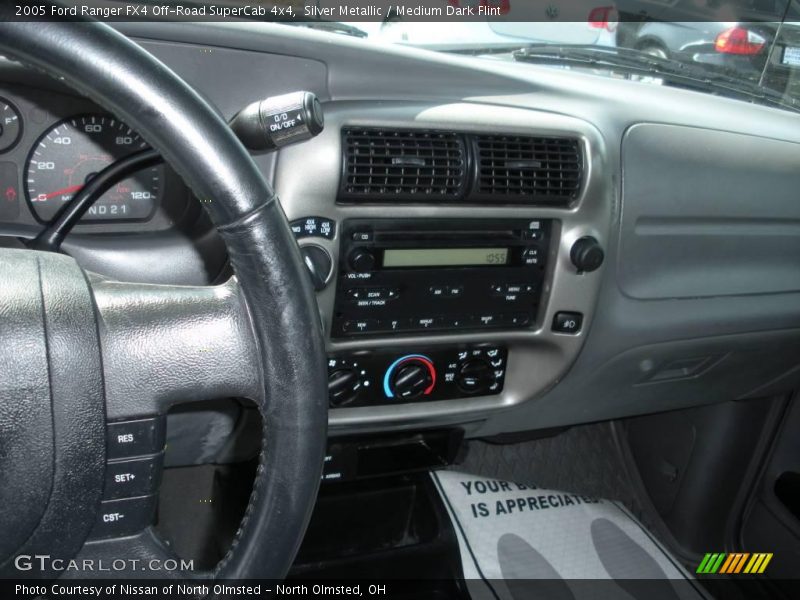Silver Metallic / Medium Dark Flint 2005 Ford Ranger FX4 Off-Road SuperCab 4x4