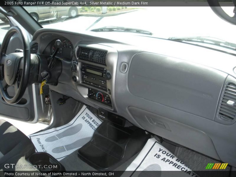 Silver Metallic / Medium Dark Flint 2005 Ford Ranger FX4 Off-Road SuperCab 4x4