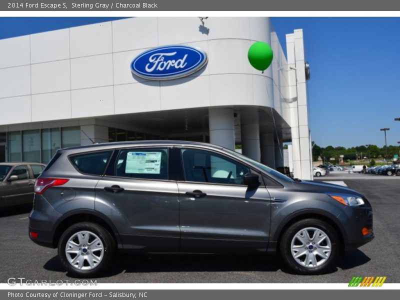 Sterling Gray / Charcoal Black 2014 Ford Escape S