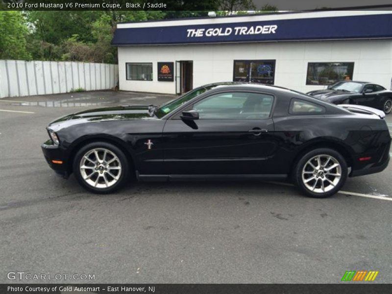 Black / Saddle 2010 Ford Mustang V6 Premium Coupe
