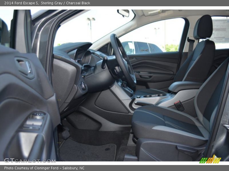 Sterling Gray / Charcoal Black 2014 Ford Escape S