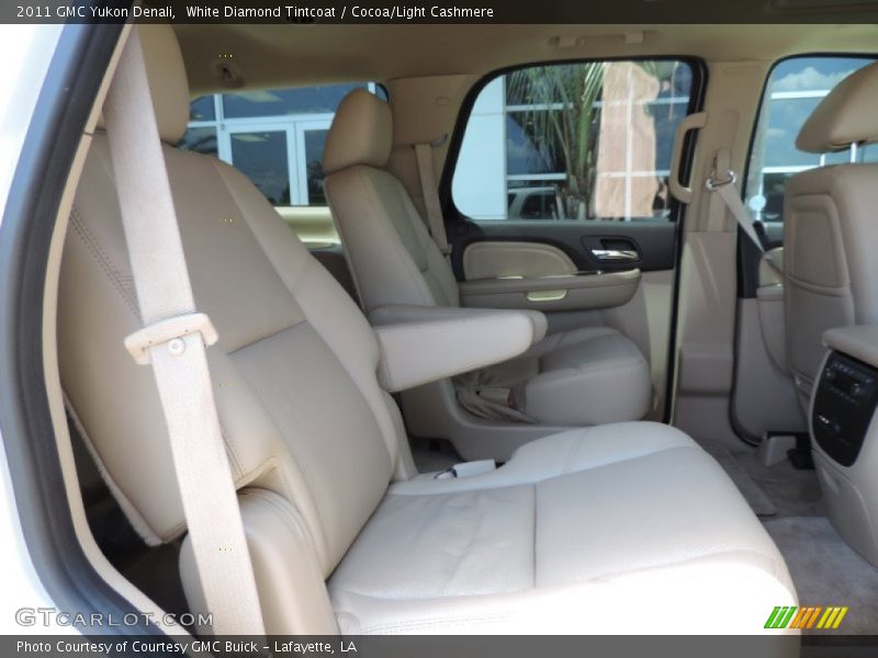 White Diamond Tintcoat / Cocoa/Light Cashmere 2011 GMC Yukon Denali