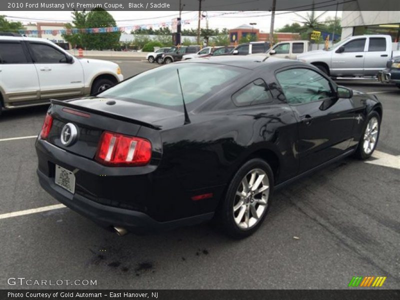 Black / Saddle 2010 Ford Mustang V6 Premium Coupe