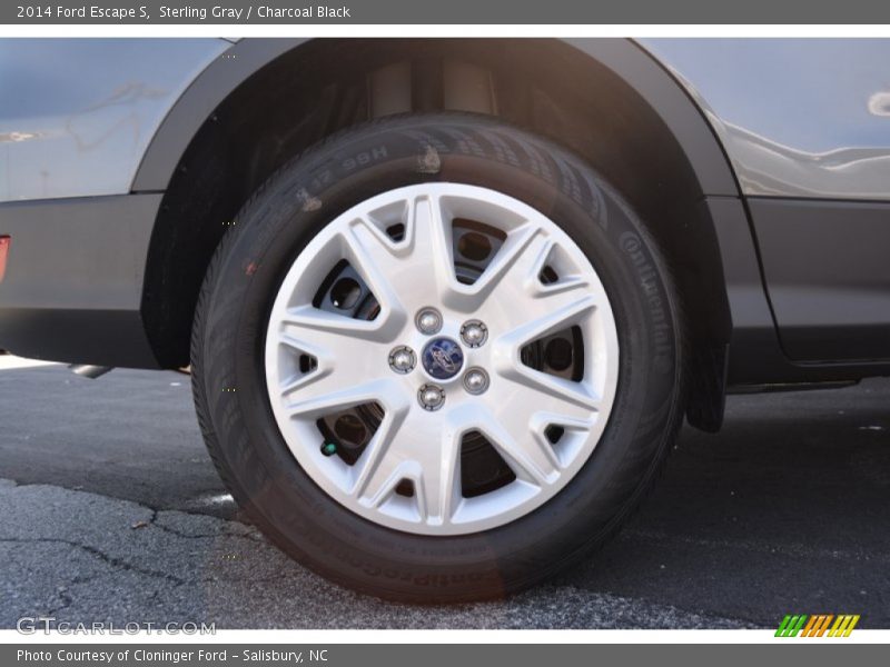 Sterling Gray / Charcoal Black 2014 Ford Escape S