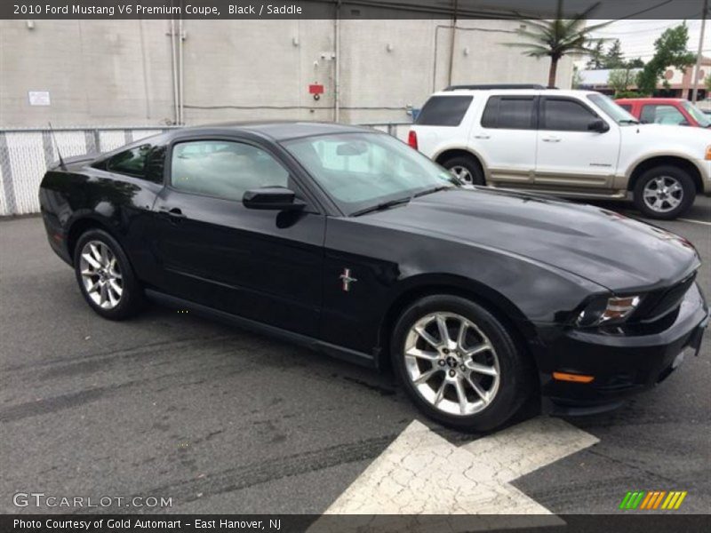 Black / Saddle 2010 Ford Mustang V6 Premium Coupe