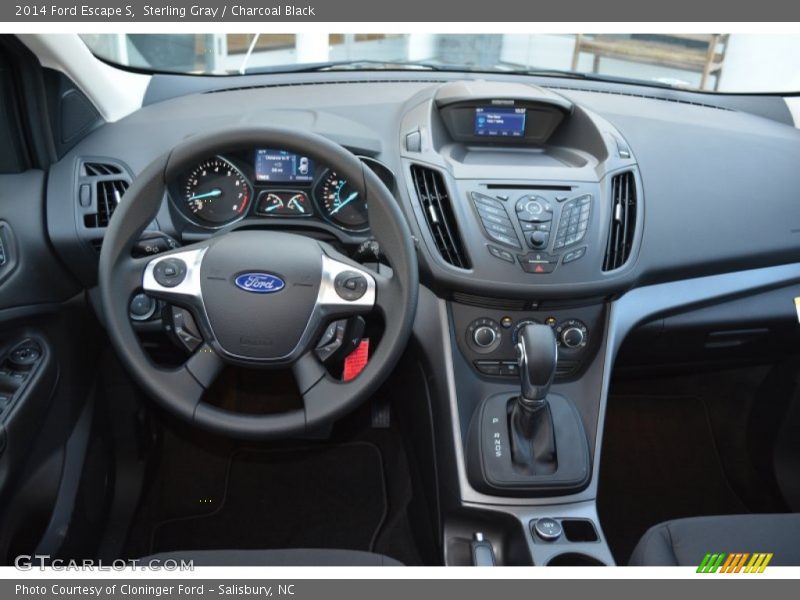 Sterling Gray / Charcoal Black 2014 Ford Escape S