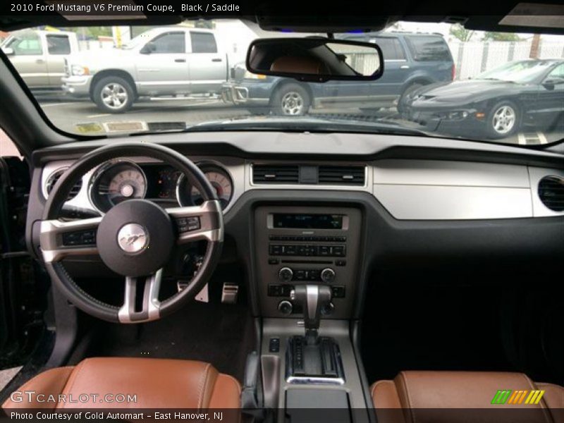 Black / Saddle 2010 Ford Mustang V6 Premium Coupe