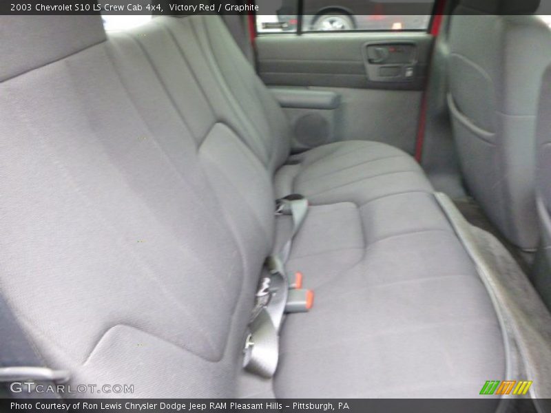 Victory Red / Graphite 2003 Chevrolet S10 LS Crew Cab 4x4