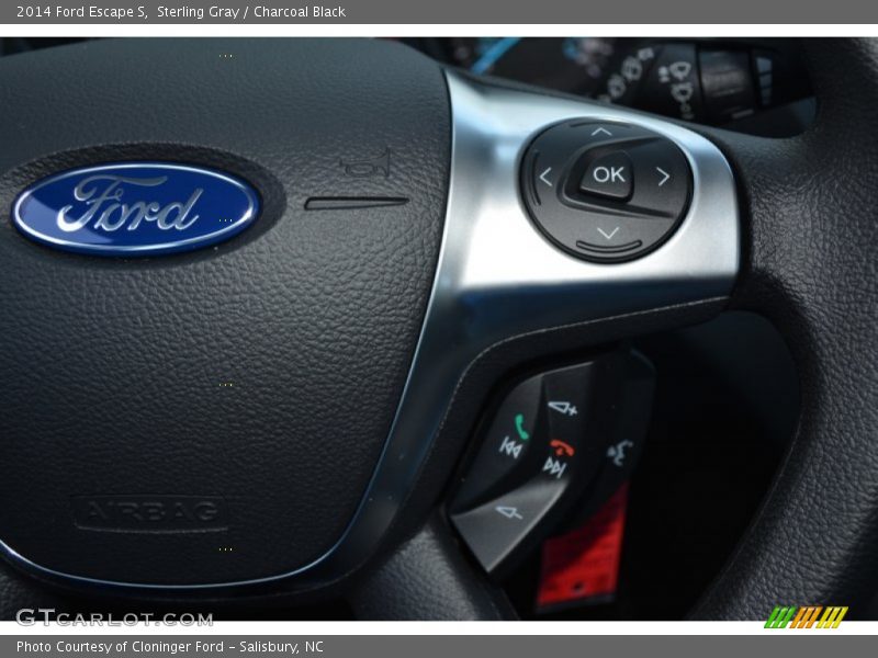 Sterling Gray / Charcoal Black 2014 Ford Escape S