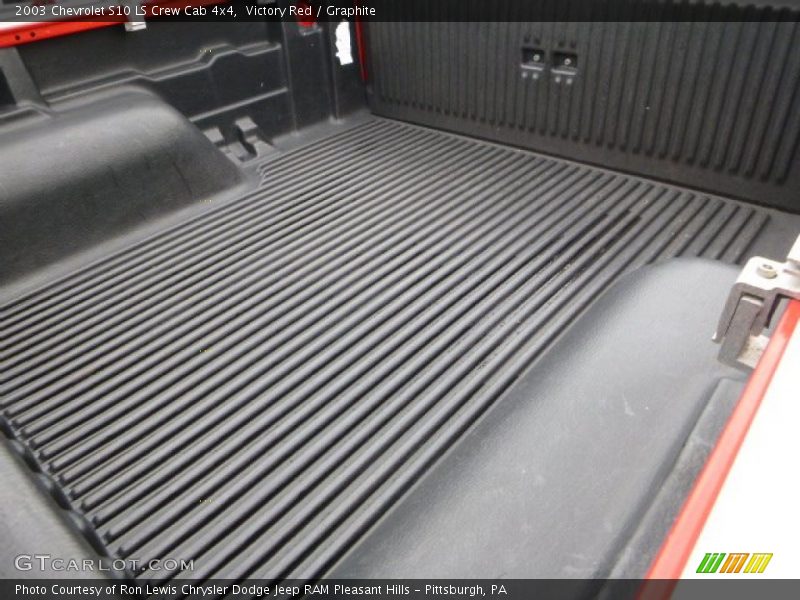 Victory Red / Graphite 2003 Chevrolet S10 LS Crew Cab 4x4