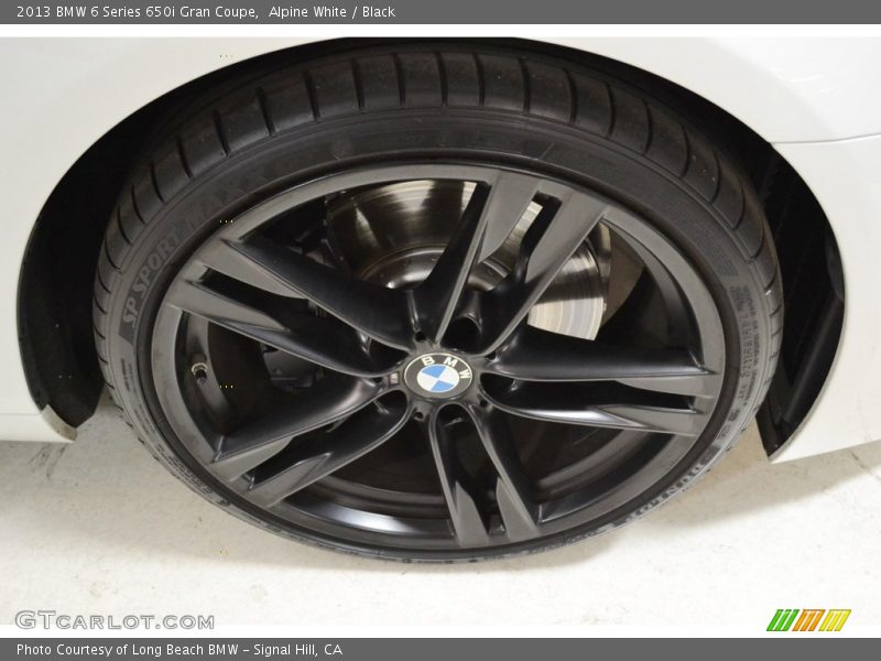 Alpine White / Black 2013 BMW 6 Series 650i Gran Coupe