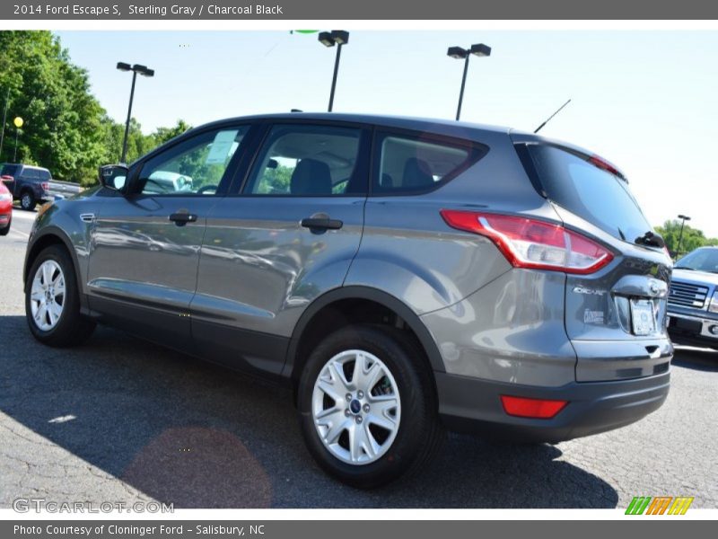 Sterling Gray / Charcoal Black 2014 Ford Escape S