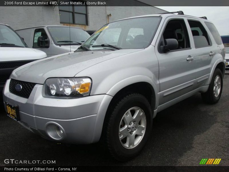 Silver Metallic / Ebony Black 2006 Ford Escape Limited 4WD
