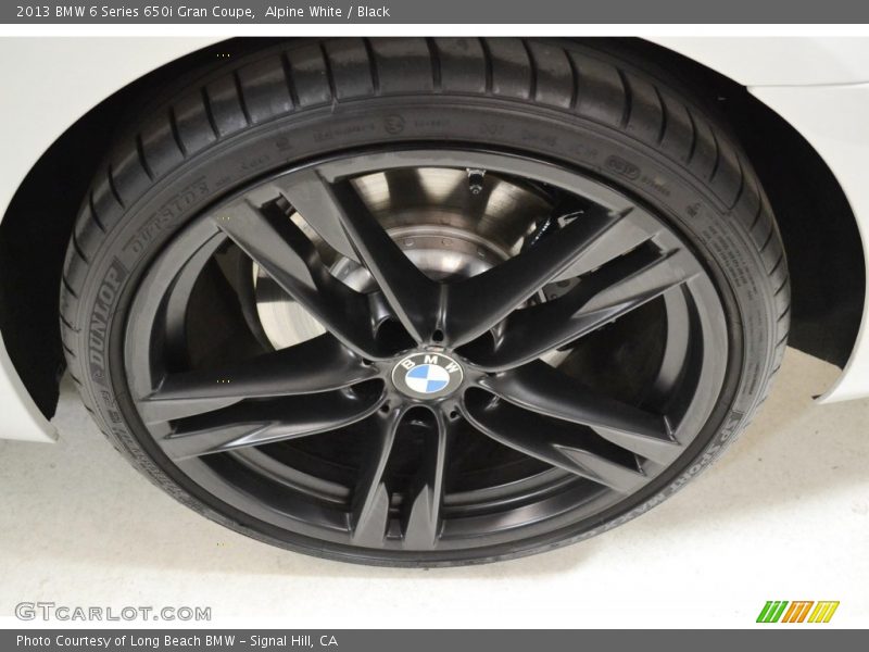 Alpine White / Black 2013 BMW 6 Series 650i Gran Coupe