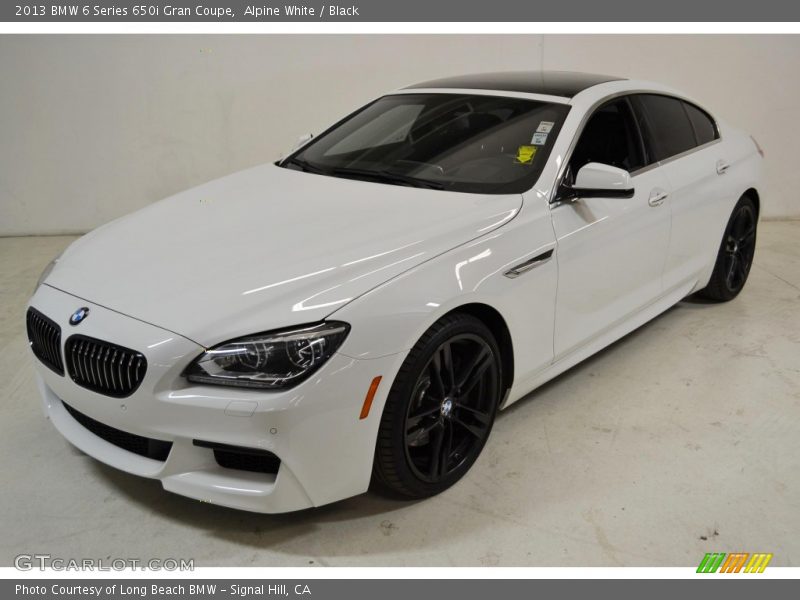 Alpine White / Black 2013 BMW 6 Series 650i Gran Coupe