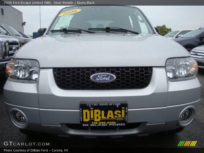 Silver Metallic / Ebony Black 2006 Ford Escape Limited 4WD