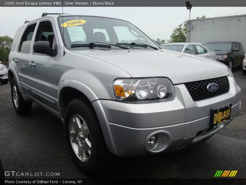 Silver Metallic / Ebony Black 2006 Ford Escape Limited 4WD