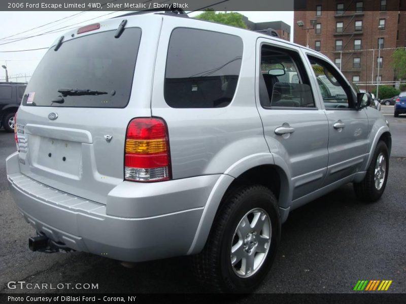 Silver Metallic / Ebony Black 2006 Ford Escape Limited 4WD