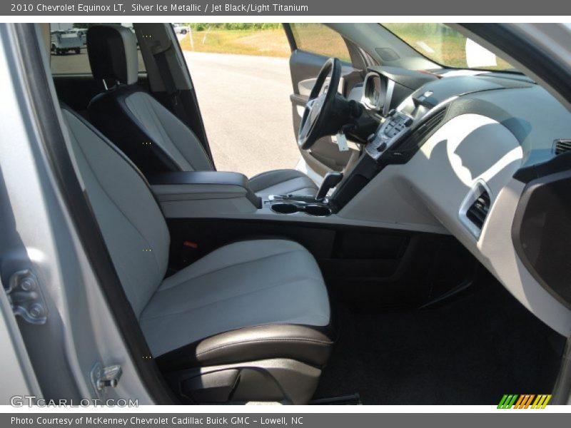 Silver Ice Metallic / Jet Black/Light Titanium 2010 Chevrolet Equinox LT