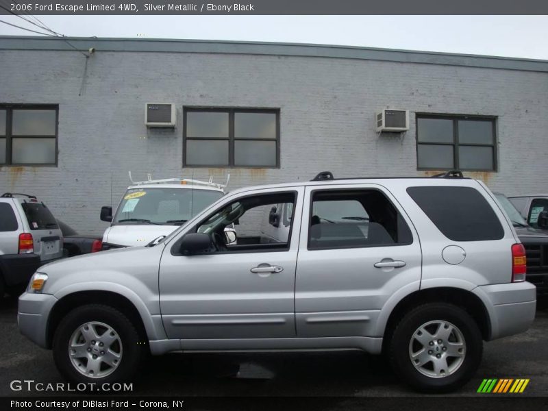 Silver Metallic / Ebony Black 2006 Ford Escape Limited 4WD