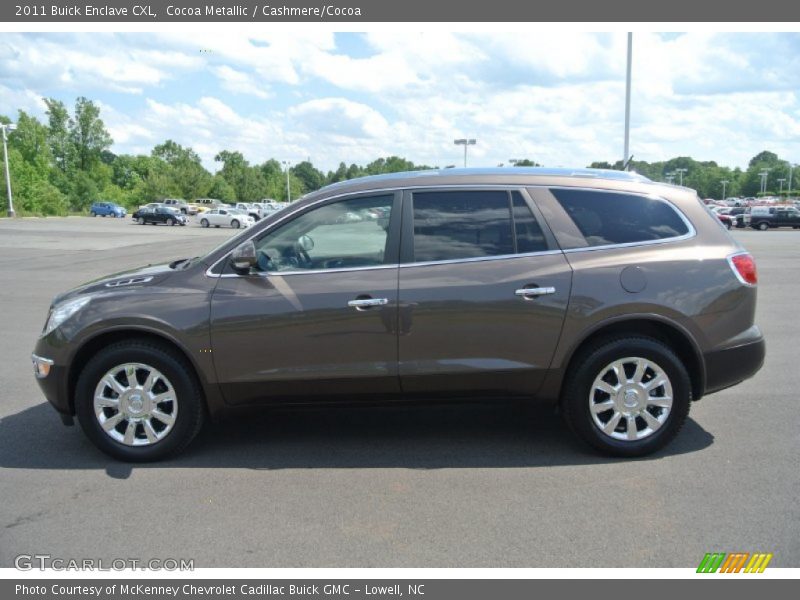 Cocoa Metallic / Cashmere/Cocoa 2011 Buick Enclave CXL