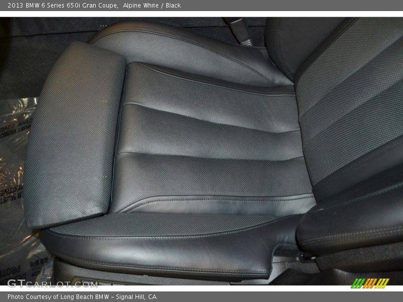 Alpine White / Black 2013 BMW 6 Series 650i Gran Coupe