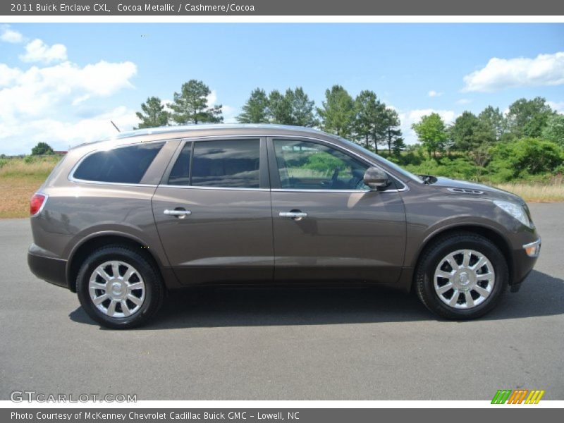 Cocoa Metallic / Cashmere/Cocoa 2011 Buick Enclave CXL