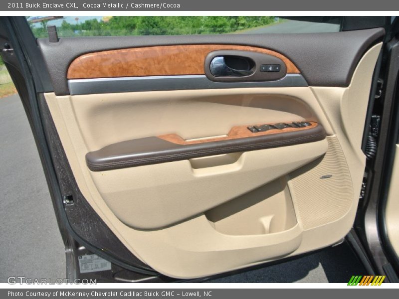 Cocoa Metallic / Cashmere/Cocoa 2011 Buick Enclave CXL