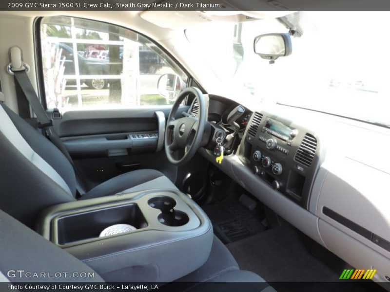 Stealth Gray Metallic / Dark Titanium 2009 GMC Sierra 1500 SL Crew Cab
