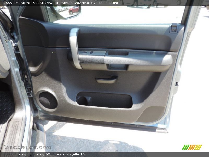 Stealth Gray Metallic / Dark Titanium 2009 GMC Sierra 1500 SL Crew Cab
