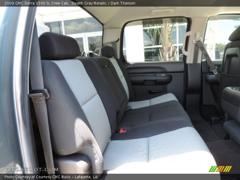 Stealth Gray Metallic / Dark Titanium 2009 GMC Sierra 1500 SL Crew Cab