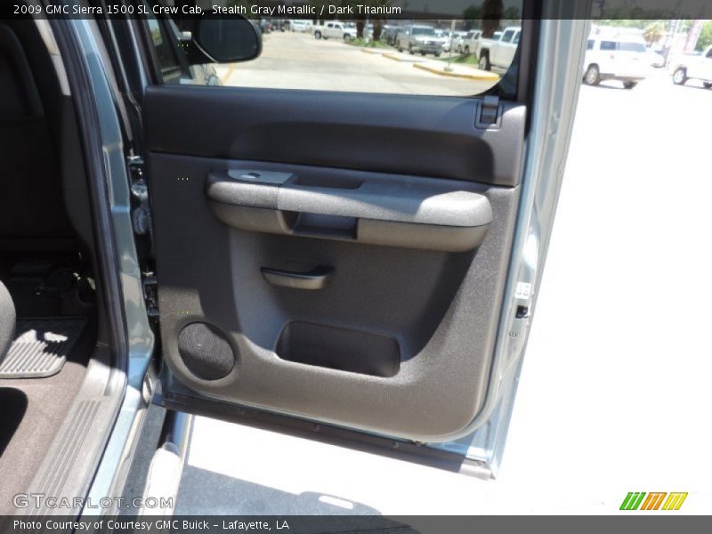 Stealth Gray Metallic / Dark Titanium 2009 GMC Sierra 1500 SL Crew Cab