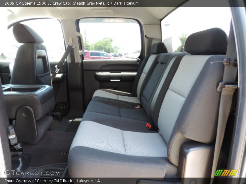 Stealth Gray Metallic / Dark Titanium 2009 GMC Sierra 1500 SL Crew Cab
