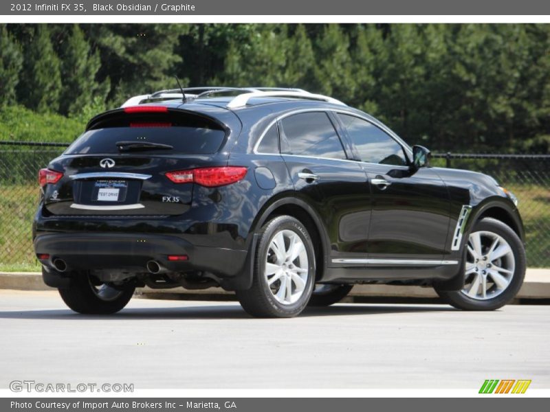Black Obsidian / Graphite 2012 Infiniti FX 35