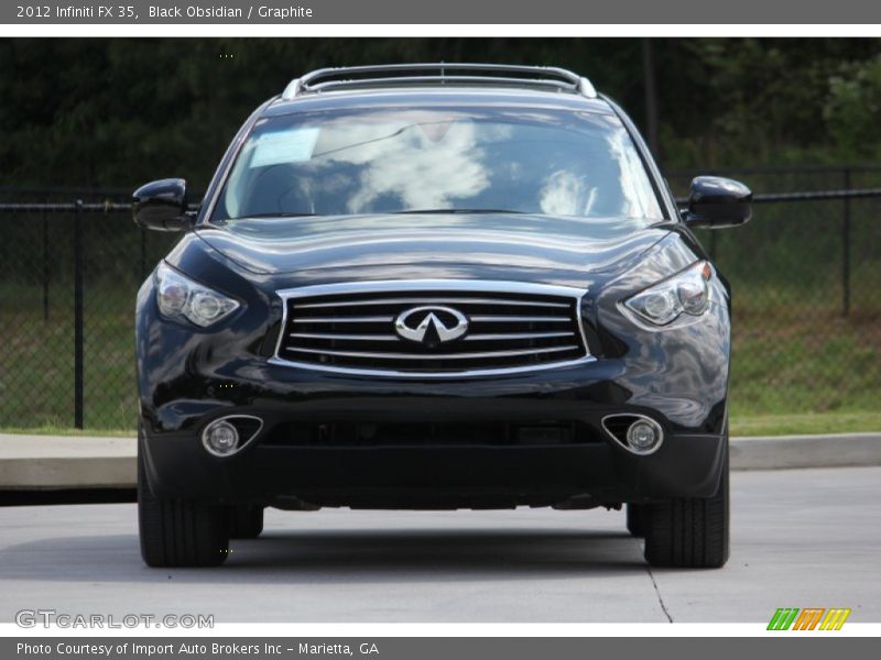 Black Obsidian / Graphite 2012 Infiniti FX 35