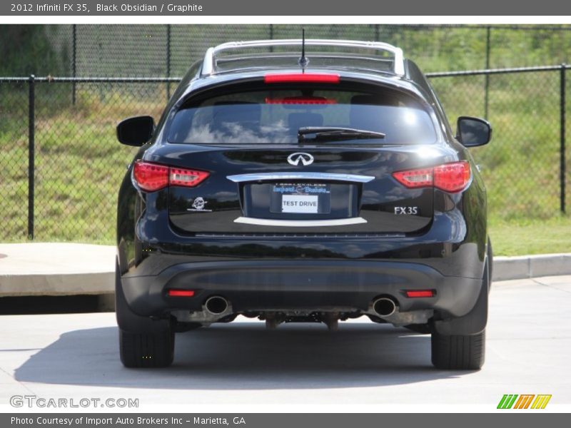 Black Obsidian / Graphite 2012 Infiniti FX 35