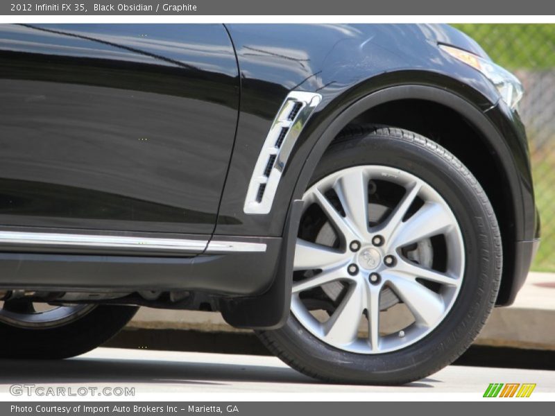 Black Obsidian / Graphite 2012 Infiniti FX 35