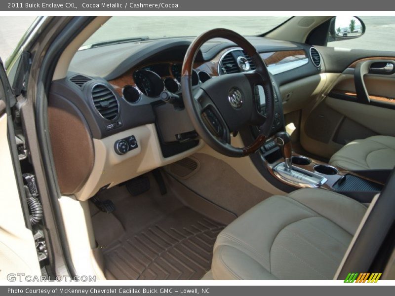 Cocoa Metallic / Cashmere/Cocoa 2011 Buick Enclave CXL