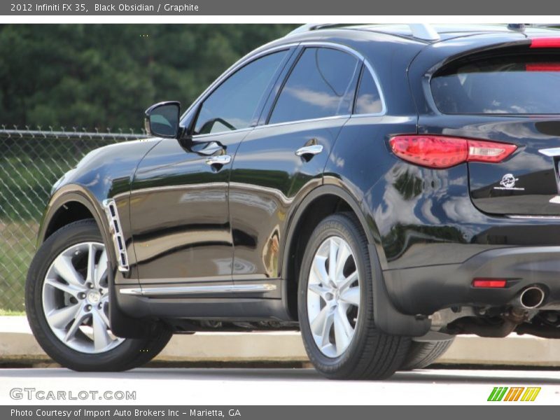 Black Obsidian / Graphite 2012 Infiniti FX 35
