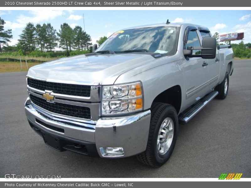 Sheer Silver Metallic / Light Titanium/Ebony 2010 Chevrolet Silverado 2500HD LT Crew Cab 4x4