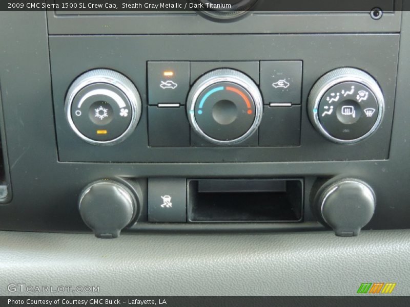Stealth Gray Metallic / Dark Titanium 2009 GMC Sierra 1500 SL Crew Cab